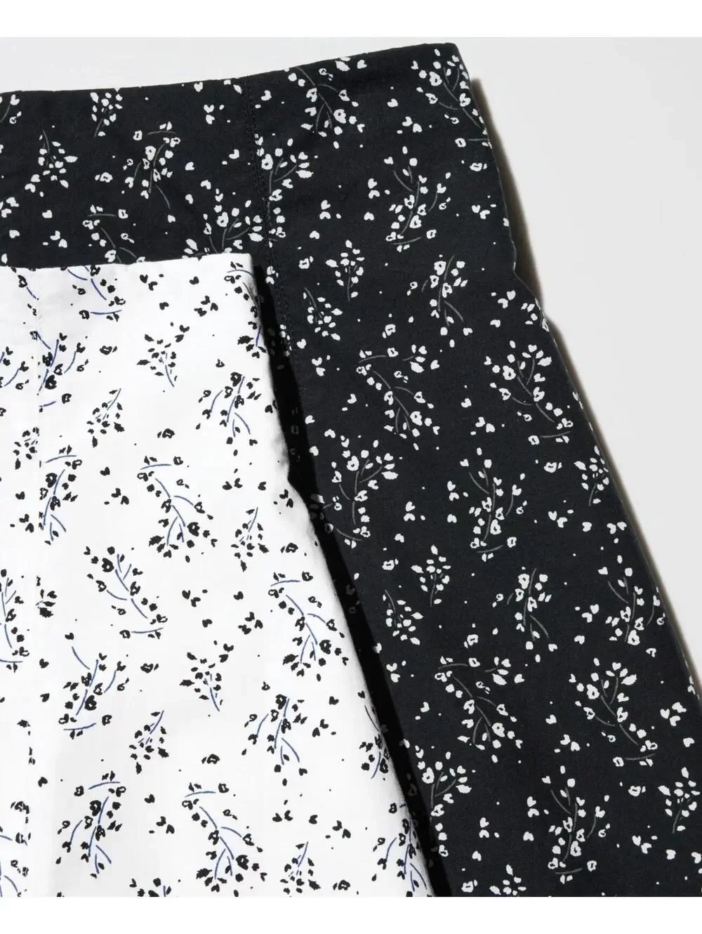 Uniqlo U Cotton Cocoon Floral Printed Midi Skirt Off White NWT Size XS